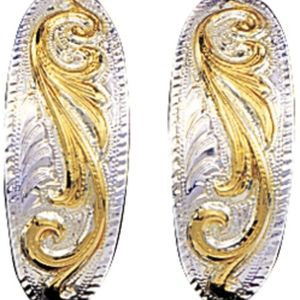 MONTANA SILVERSMITHS WOMEN'S SMALL SCROLL WESTERN EARRINGS